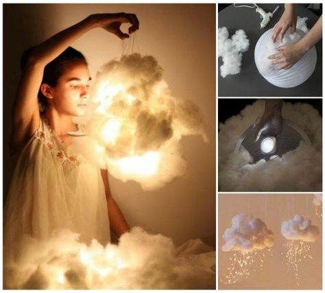 fabartHow to DIY Magical and Dreamy LED Cloud Lights #diy, #homedecor, #lighting Diy Cloud Light, Diy Clouds, Cloud Lamp, Diy Lampe, Diy Projektit, Cloud Lights, Led Diy, Big Project, Design Case