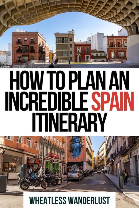 Plan an incredible Spain itinerary with this detailed Spain travel guide. We'll cover the best places to visit in Spain, along with itinerary options for spending 7, 10, or 14 days in Spain. Two Weeks In Spain, Places To Visit In Spain, Backpacking Spain, Best Cities In Europe, Spain Tour, Spain Itinerary, Spain Culture, Spain Travel Guide, Spain Vacation