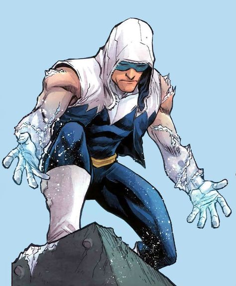 Captain Cold by Francis Manapul Francis Manapul, Captain Cold, Leonard Snart, Wonder Twins, Comic Villains, Red Vs Blue, Dc Villains, Dc Legends Of Tomorrow, Mystery Minis