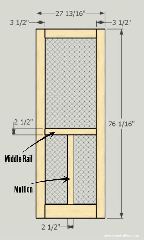 Looking for screen door ideas? Build your own wooden DIY screen door with these plans - customize for your needs Wooden Screen Door Ideas, Screen Door Ideas, Pintu Interior, Wooden Screen Door, Wood Screen Door, Diy Screen Door, Diy Screen, Wood Screens, Wooden Screen