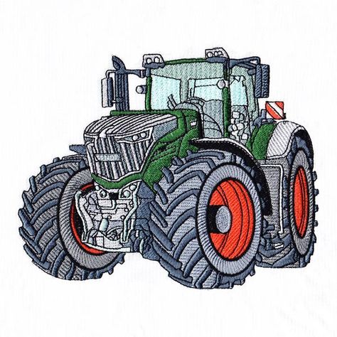 Fendt 1050 Tractor 5x7 Tractor Drawing, Stitch Delight, Art Deco Borders, Quilts Decor, Vintage Poster Design, Quick Stitch, Baby Embroidery, Embroidery Shop, Designs Patterns