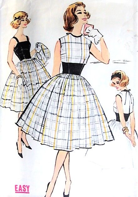 1950s LOVELY  Day or Party Dress and Bolero McCALLS 4871 Bust 33 Vintage Sewing Pattern 1950s Bolero, 1950s Dress Patterns, Dress And Bolero, Junior Dress, 1950’s Fashion, Gored Skirt, Fashion Artwork, Vintage Pattern Design, Vintage Elegance