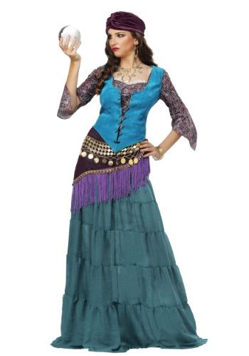 Fortune Teller Costume, Halloween Costumes Women Creative, Plus Size Costume, Backless Prom Dresses, Fortune Teller, Costume Outfits, Halloween Dress, Halloween Costumes Women, Bohemian Dress