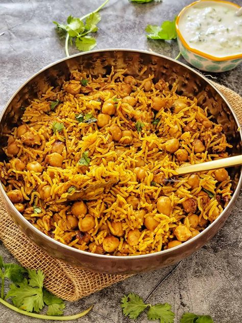 Chickpea Pulao Recipe, Chana Pulao Recipe, Chickpea Rice Recipe, Chickpea And Rice Recipe, Chana Pulao, Chickpea Rice, Instant Pot Easy, Chana Recipe, Variety Rice