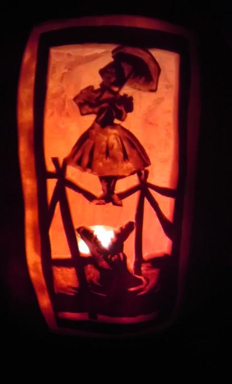 Haunted Mansion Pumpkin Carving, Haunted Mansion Pumpkin, How To Make A Lantern, Make A Lantern, Decorate A Pumpkin, Pumpkin Carving Tools, Pumkin Carving, Amazing Pumpkin Carving, I Love Halloween