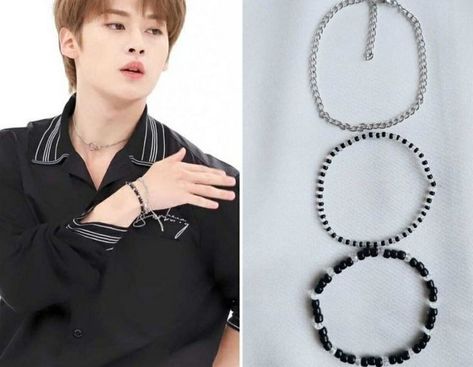 Lee Know, Necklaces, White, Black