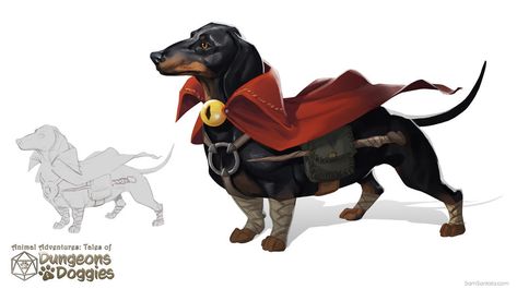 Morgaine - Dungeons and Doggies by https://www.deviantart.com/samsantala on @DeviantArt Dungeons And Doggies, Dnd Commoners, Dnd Dog, Dnd Beasts, Character Sculpting, Dnd Wizard, Animal Adventures, Dnd Npc, Myths & Monsters