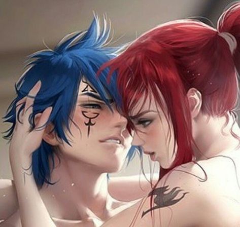 Fairy Tail Anime Couples, Fairy Tail Erza Scarlet, Jellal And Erza, Fairy Tail Images, Dark Warrior, Fairy Tail Nalu, Fairy Tail Lucy, Fairy Tail Art, Fairy Tail Couples