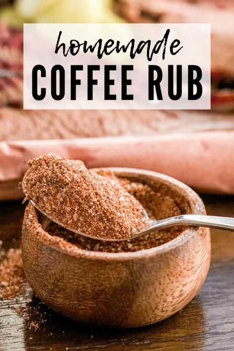 Slow Smoked Brisket, Bbq Rub Recipe, Hey Grill Hey, Grilled Steaks, Homemade Rubs, Coffee Rub, Dry Rub Recipes, Homemade Spice Mix, Meat Rubs