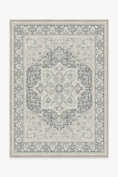 hendesi | Machine Washable Area Rug | Ruggable Kitchen Open Concept, Coral Rug, Ruggable Rug, Persian Style Rug, Cream Rug, Classic Rugs, Washable Rug, Black Rug, Washable Area Rugs