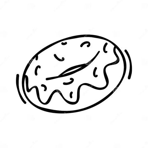 Donut Doodle Illustration. Hand Drawn Donut Sketch. Fast Food Illustration in Doodle Style. Vector Graphics of a Glazed Donut Stock Vector - Illustration of cake, donut: 322215253 Donut Sketch, Donut Doodle, Fast Food Illustration, Sweets Illustration, Donut Graphic, Donut Vector, Cake Donut, Cake Drawing, Abstract Animal Art