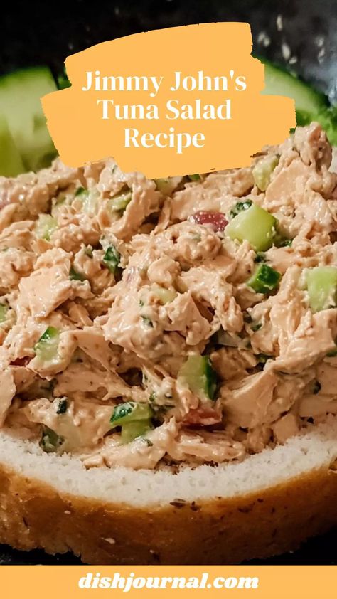 Jimmy John’s Tuna Salad Recipe – Dish Journal Cajun Tuna Salad, Panera Tuna Salad Recipe, Jimmy Johns Tuna Recipe, Jimmy Johns Tuna Salad Recipe, Classic Tuna Salad Recipe, Tuna Salad Sandwich Recipe, Tuna Salad Recipe Easy, Spicy Tuna Salad, Tuna Fish Salad