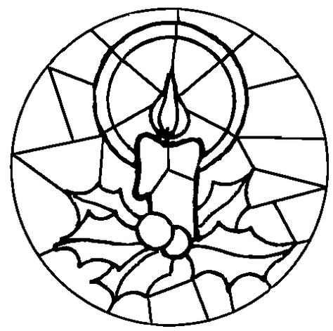 coloring page - Advent Week 4                                                                                                                                                                                 More Kids Christmas Coloring Pages, Christmas Mandala, Stained Glass Candles, Stained Glass Christmas, Cool Coloring Pages, Christmas Drawing, Coloring Pages To Print, Mandala Coloring Pages, Christmas Coloring Pages