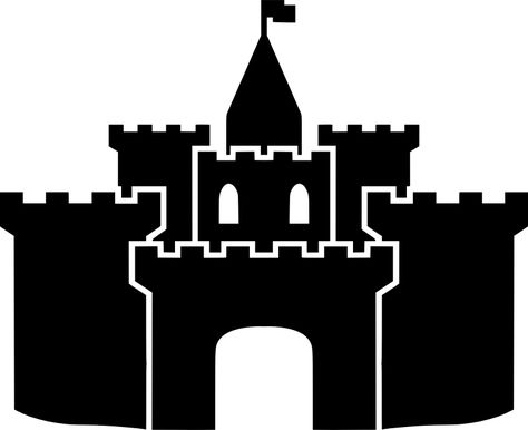 Castle silhouette - Openclipart Turret House, Castle Clipart, Inveraray Castle, Map Of Great Britain, Welsh Castles, Castle Silhouette, Kids Castle, Clip Art Design, Marceline The Vampire Queen