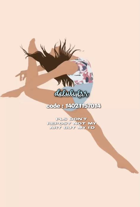 Gymnastics Bloxburg Codes, Berry Avenue Decal Codes Family Photos, Bloxburg Dance Picture Codes, Bloxburg Dance Decals, Bloxburg Yoga Studio Decals, Bloxburg Cheer Decal Codes, Picture Decals Berry Ave, Dance Decals Bloxburg, Bloxburg Photo Codes Family