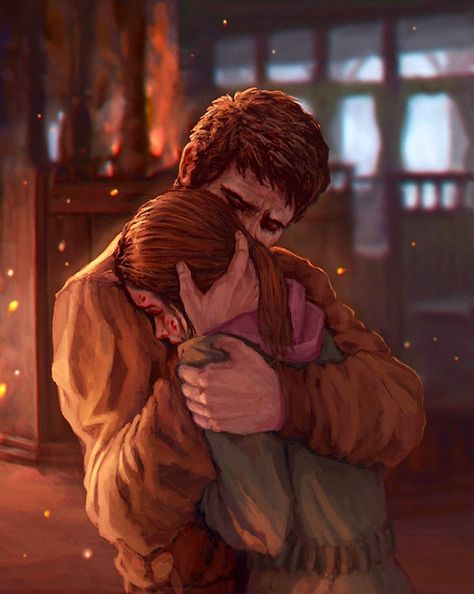 Ellie And Joel, Fantasy Art Couples, Romances Ideas, Joel And Ellie, The Last Of Us2, Couple Romance, Romantic Fantasy, Cute Couple Art, Life Is Strange