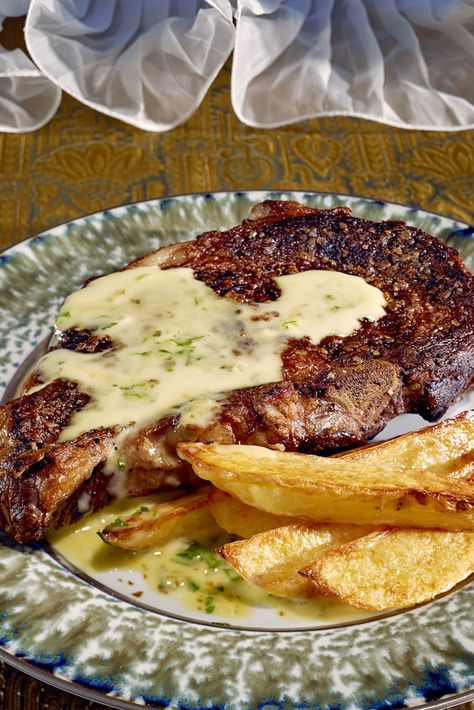 Béarnaise Sauce Recipe - NYT Cooking Bernaise Sauce, Béarnaise Sauce, Mother Sauces, Bearnaise Sauce, Marinade Sauce, Nyt Cooking, Egg Yolks, Savory Sauce, Aioli