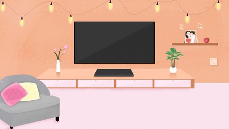 Mixed color cartoon living room background material illustration Material Illustration, Living Room Cartoon, Reka Bentuk Dalaman, Camera Cartoon, Living Room Wall Color, Room Wall Colors, Color Cartoon, Slide Background, High Resolution Backgrounds