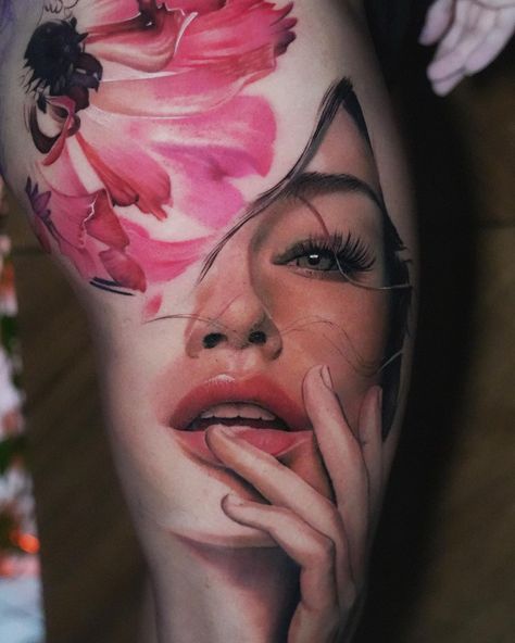 Realism Portrait Tattoo, Daniel Tattoo, Tattoo Colour, Realism Portrait, Tattoo Expo, Amazing Tattoos, Cowgirl Art, 3d Tattoo, Tattoo Magazines