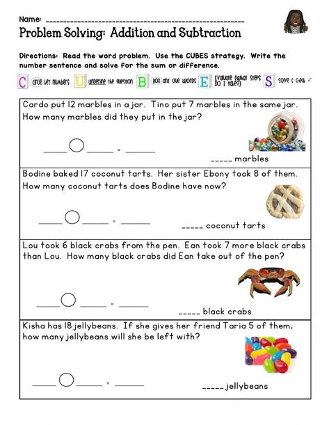 Kindergarten Math Problems, Kindergarten Math Worksheets Addition, Mental Maths Worksheets, Problem Solving Worksheet, Algebra Problems, Addition Word Problems, Geometry Worksheets, Subtraction Word Problems, Math Problem Solving