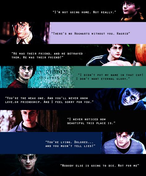 Let us explore amazing quotes read/heard in Harry Potter from all 7 movies/books. Enjoy! c: Tell me is you do....and if you don Harry Potter Lines, Ron Y Hermione, Citate Harry Potter, Felix Felicis, Harry Potter Movie, Potter Quotes, Yer A Wizard Harry, Favorite Movie Quotes, Harry James