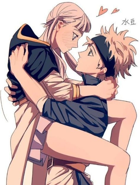 Noelle X Asta, Blackclover Asta, Asta And Noelle, Black Clover Ships, Asta Noelle, Nba Uniforms, Asta X Noelle, Noelle Silva, Black Clover Manga