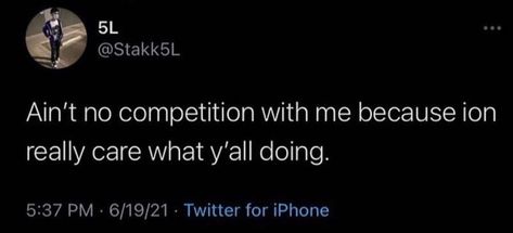 Twitter, tweets, black twitter, dark mode tweets, competition, self-motivation, hustle, grind, own lane, loner, focused, self, self-care, bossbabe Twitter Quotes Focus On Yourself, Loner Tweet, Dark Mode Tweets, Loner Twitter Quotes, Grind Tweets, Loner Quotes, Grind Mode, Grind Motivation, Motivation Hustle