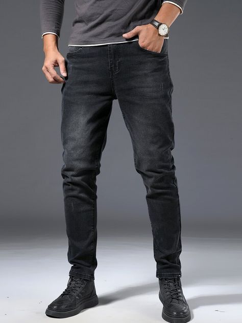 Black Denim Jeans Men, Black Jeans Outfit Mens Casual, Men’s Black Jeans Outfit, Dark Grey Jeans Outfit Men, Dark Jeans Outfit Men, Slim Fit Jeans Men Outfits, Dark Jeans Men, Black Jeans Outfit Mens, Black Denim Jeans Outfit