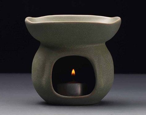 Pottery Pinch Pot, Aroma Burner, Ceramic Oil Burner, Lamp Ceramic, Lamp Candle Holder, Essential Oil Burner, Handmade Ceramics Pottery, Oil Warmer, Pinch Pots