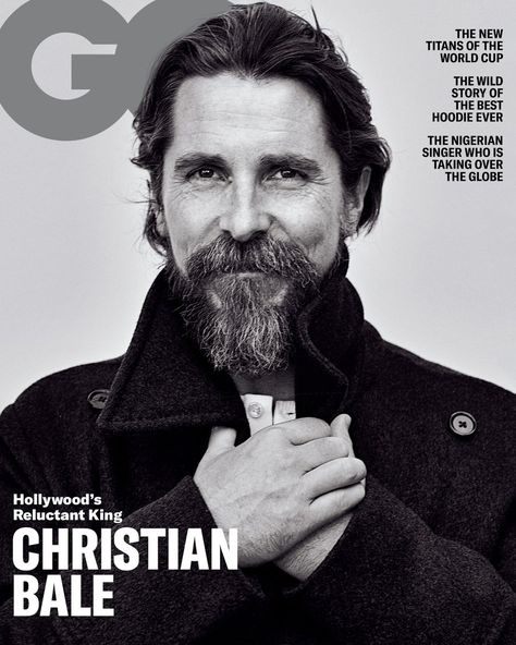 Christian Bale Keeps Trying to Quit Hollywood | GQ Gq Usa, Italy Magazine, New Titan, American Hustle, Gq Magazine, Male Magazine, Christian Bale, George Clooney, Cool Hoodies