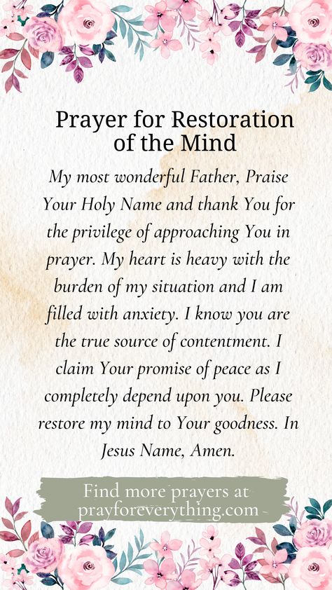 Prayers For Mind Battles, Prayers Against The Enemy, Prayers For The Mind, Prayers Of Adoration And Praise To God, Prayer For Help From God, God Help Me Through This, Restoration Prayers, Prayers For Money, Prayers For Finances