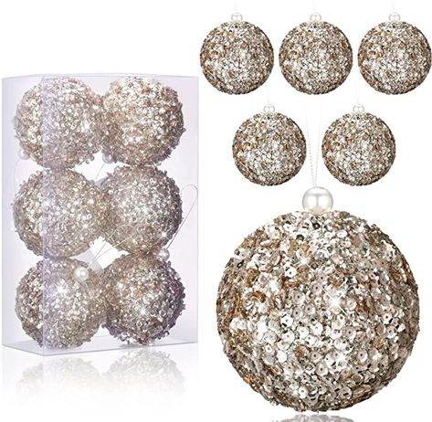 FrenchTipsAndNudeNails's Christmas 🎄 Product Set on LTK Holiday Window Decor, Wedding Party Champagne, Christmas Ornaments Balls, Glitter Christmas Ornaments, Plastic Christmas Ornaments, Snowball Ornament, Oversized Ornaments, Nutcracker Christmas Tree, Party Champagne