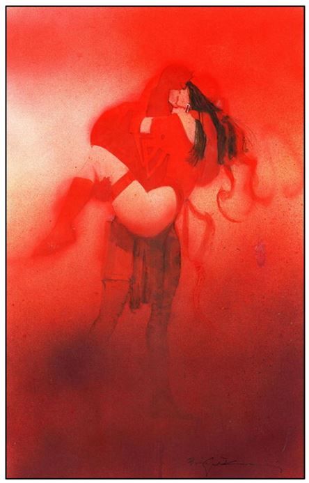 Daredevil and Elektra by Bill Sienkiewicz Daredevil Elektra, Bill Sienkiewicz, Elektra Natchios, Daredevil Matt Murdock, Marvel Knights, Marvel Daredevil, Frank Miller, Comic Relief, Marvel Comics Art