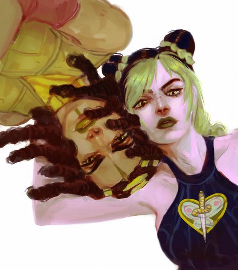 Jjba Art, Jolyne Kujo, Jojo's Adventure, Jojo Parts, Adventure Art, Jojo Anime, Jojo Bizzare Adventure, Fanarts Anime, Jojo Bizarre