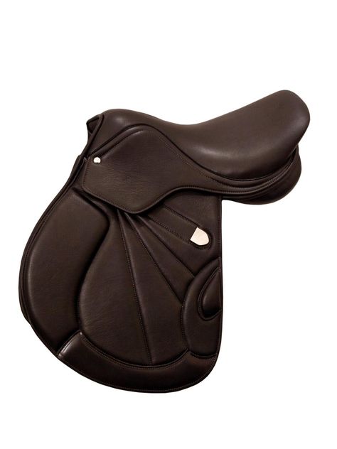 Close Contact Leather English Jumping Horse Riding Saddle & Tack Set 13" to 19"  This traditional style saddle allows the rider to experience many different English disciplines without spending a fortune. Helps rider develop a secure and balanced seat with concealed knee rolls, padded flaps, and a medium-deep padded seat. This saddle is perfect for riders to work on equitation, and with the padded panels it is also comfortable for the horse. The high cantle and longer flaps makes this suitable f English Tack Sets, Riding Saddle, Jumping Horse, English Tack, Tack Sets, English Saddle, Horse Jumping, Horse Riding, Traditional Style