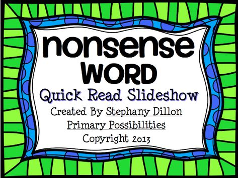 Kindergarten Language Activities, Nonsense Word Activities, Nonsense Words Fluency, Writing Sight Words, Cvc Words Kindergarten, Guided Reading Kindergarten, Nonsense Words, Long Vowels, Phonics Words