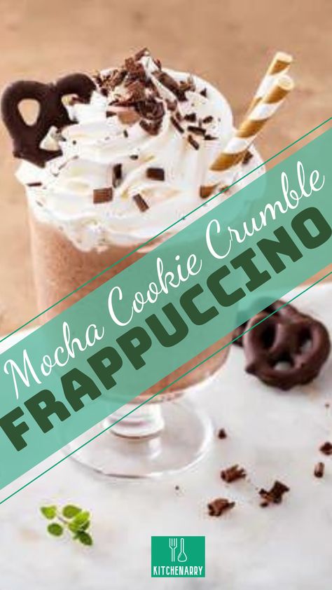 Why not try this delicious Mocha Cookie Crumble Frappuccino? It's sure to please your taste buds and get your day started off right. Read our article to learn more about this recipe! Learn new kitchen tips and recipes at www.kitchenarry.com Mocha Cookie Crumble Frappuccino Recipe, Cookie Crumble Frappuccino Recipe, Mocha Cookie Crumble Frappuccino, Cookie Crumble Frappuccino, Mocha Cookie Crumble, Mocha Cookies, Cookie Crumble, Coffee Ice Cubes, Frappuccino Recipe