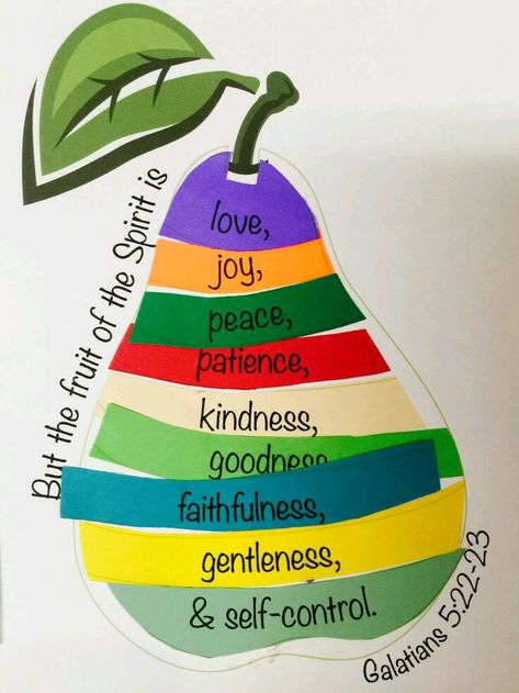 Fruit Of Spirit, Kraftangan Prasekolah, Poster School, The Fruit Of The Spirit, Bible Story Crafts, Preschool Bible, Christian Crafts, Sunday School Activities, Ayat Alkitab