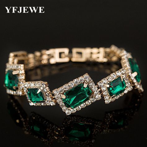 Smarter Shopping, Better Living! Aliexpress.com Discount Jewelry, Love Charms, Crystal Wedding, Green Crystals, Wedding Bracelet, Stone Bracelet, Wholesale Jewelry, Crystal Bracelets, Crystal Jewelry