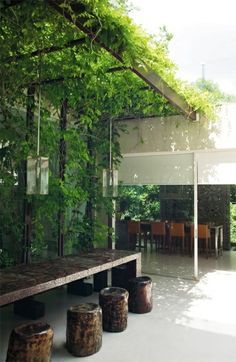 Beer Garden Design, Modern Pergola, Garden Vines, Pergola Design, Outdoor Inspirations, Pergola Designs, Beer Garden, Roof Garden, Outdoor Rooms