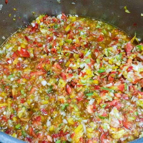 Homemade Hot Pepper Relish, Canned Hot Pepper Relish, Hot Pepper Relish Canning Recipes, Sweet And Spicy Relish, Hellish Relish Recipe, Hot Pepper Relish Recipe Canning, Spicy Pepper Relish, Pepperchini Relish, Hot Relish Recipe