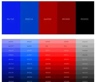 565490Blue – Cobalt – Bright Red – Maroon – Black Color scheme Color Schemes With Blue, Black Color Scheme, Blue Tone, Latest Colour, Red Maroon, Color Tone, Blue Tones, Colour Tone, Bright Red