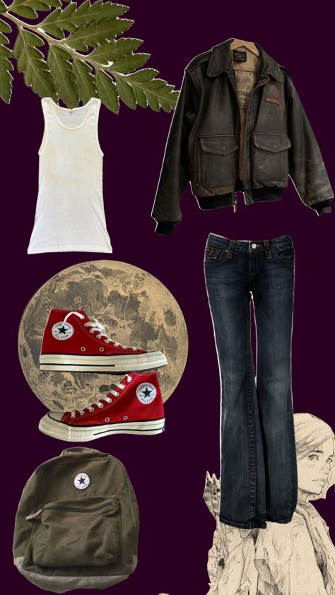 another #tlou fit bc im inlove w ellie Tlou Outfits, Ellie Williams Outfit, Girls Rockstar, Ellie Tlou, Downtown Core, Grunge Boy, Dream Outfits, Boys Life, Concert Outfits