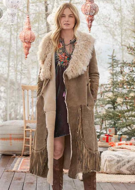 Women's Clothing - Women's Apparel | Sundance Catalog Boho Fashion Over 40, Rock City, Long Overcoat, Winter Boho, Sundance Catalog, Woolen Coat, Professional Fashion, Boho Look, Fashion Over 50