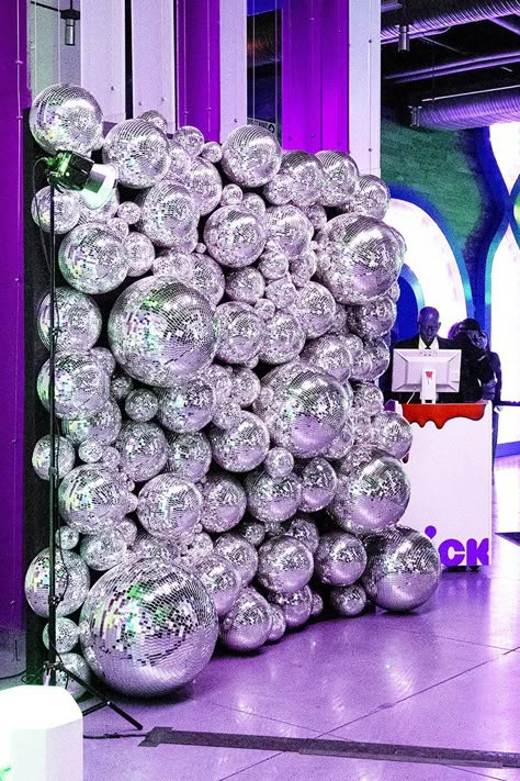 Gala Party Theme Ideas, Disco Theme Backdrop Ideas, Disco Theme Decoration Ideas, Disco Gala Decor, Fun Party Centerpiece Ideas, Interactive Corporate Event Ideas, Corporate Event Backdrop Ideas, Acrylic Party Decor, Upscale Party Decor