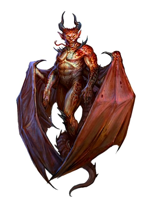 Pit Fiend, Sarah Robinson, Pathfinder 2e, Fantasy Demon, Ange Demon, Dnd Monsters, Fantasy Races, Dungeons And Dragons Characters, Demon Art