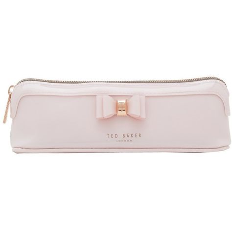 Ted Baker Jass Bow Pencil Case ($31) ❤ liked on Polyvore featuring home, home decor, office accessories, dusky pink, ted baker and ted baker pencil case Ted Baker Pencil Case, Pink Pencil Case, Cute Bible Verses, Perfume Chanel, Birthday Haul, Cute Bibles, Pink Pencil, Wishlist 2024, Pink Things