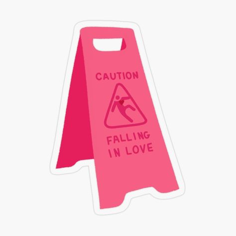 Caution You Might Falling In Love, In Love With Love Aesthetic, Caution You Might Fall In Love, Aesthetic Minimalist Stickers, Aesthetic Love Stickers, Crazy In Love Aesthetic, Stickers Aesthetic Love, Treat People With Kindness Pink, Love Stickers Printable