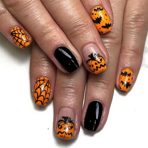 PRICES MAY VARY. Get ready for Halloween with our spooky Halloween fake nails. Halloween press on false nails,perfect for costume party. Use Halloween fake nail,elevate your trick-or-treating game. Halloween style false nail,Stylish and fun. Add a touch of magic to your fingers with our enchanting press on Halloween nails. False nails contains 24 pcs acrylic nails, allowing you to choose the fake nail pieces that fit your nail size. Application: 1.Wash hand and push back cuticles. 2.File and sha Nail Bat, Bat Nails, Toes Nails, Gel Manicures, Halloween Press On Nails, Nail Art Set, Nagel Tips, Purple Halloween, Nails For Women