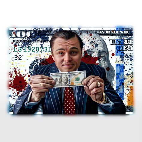 Digital art The Wolf of Wall Street interior painting :: Behance World Geography Map, Savage Wallpapers, Geography Map, Interior Paintings, Wolf Of Wall Street, Embroidery Tshirt, Dollar Bill, Life Time, Movie Art